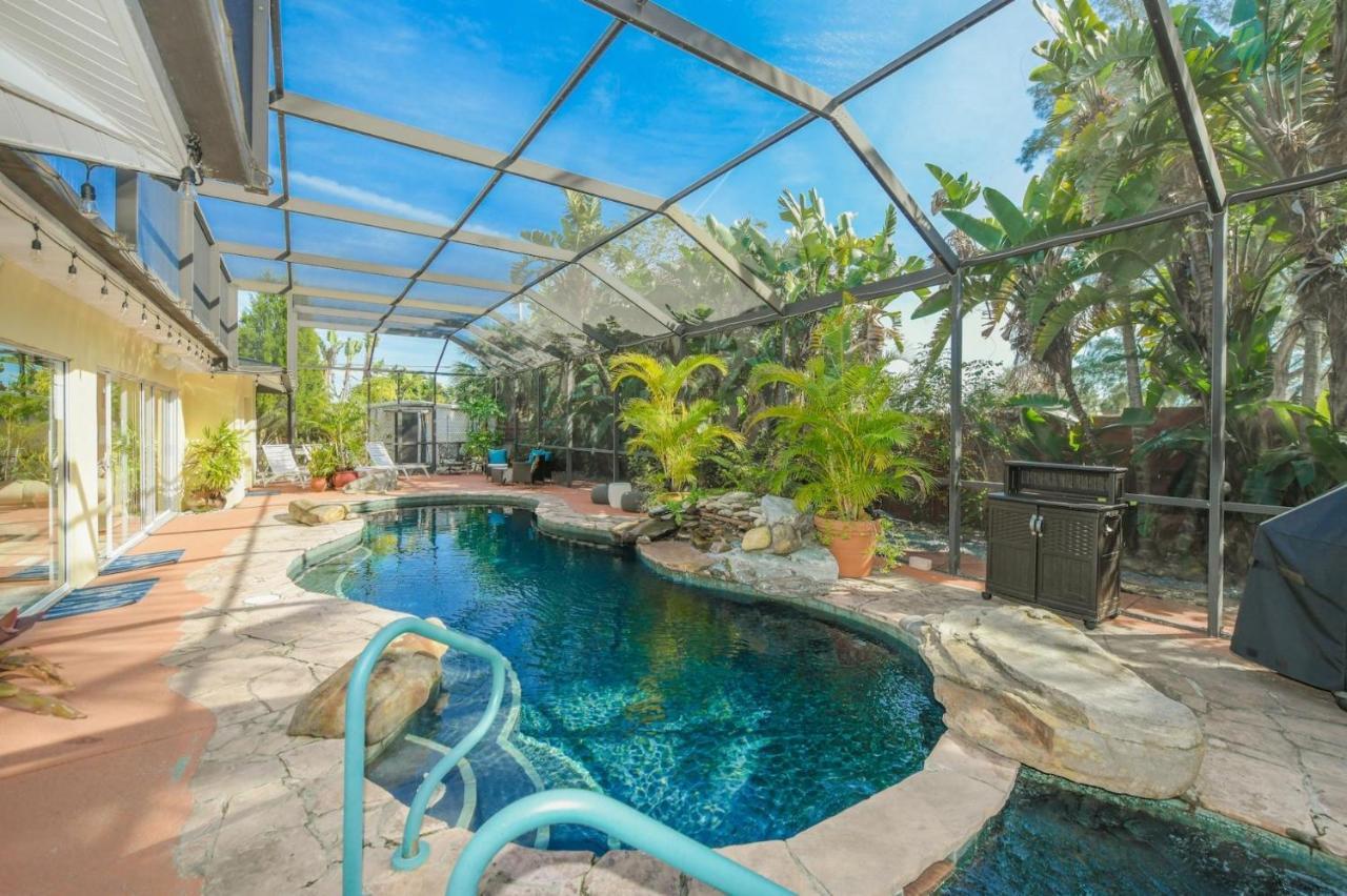 Island Time - Home Wenclosed Lagoon Style Pool Spa Walk To Beach Bikes Holmes Beach Eksteriør bilde