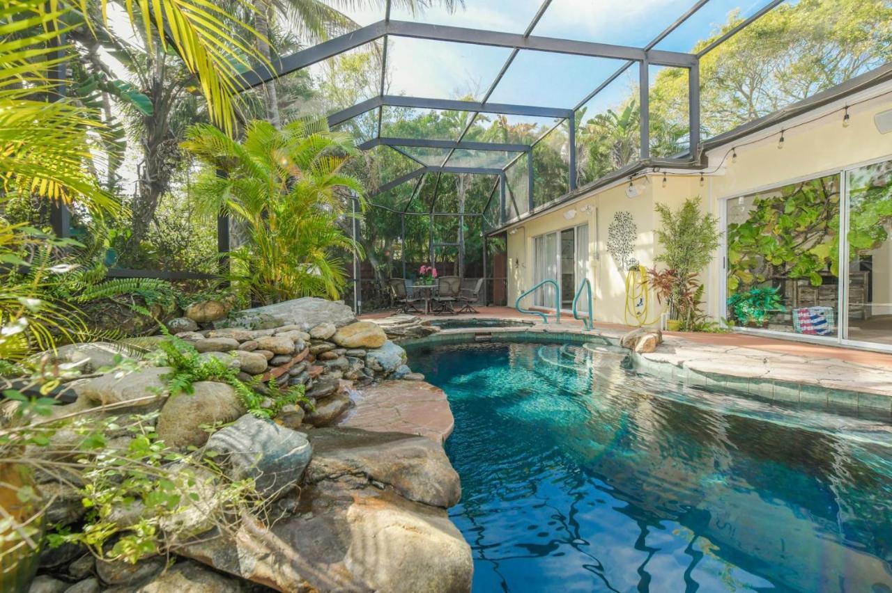 Island Time - Home Wenclosed Lagoon Style Pool Spa Walk To Beach Bikes Holmes Beach Eksteriør bilde